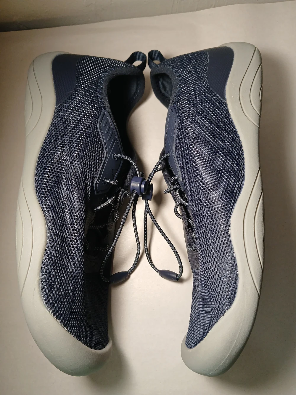 All In Motion Navy Mesh Slip-On Athletic Sneakers with Toggle Laces Sz. 5